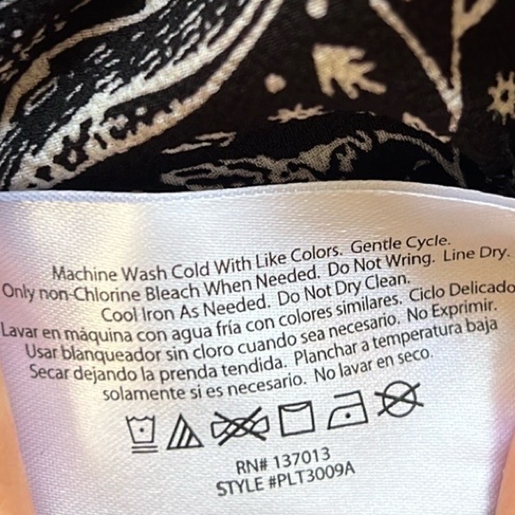 Peace & Pearls Chiffon Super Light / Airy NWT - Picture 8 of 15